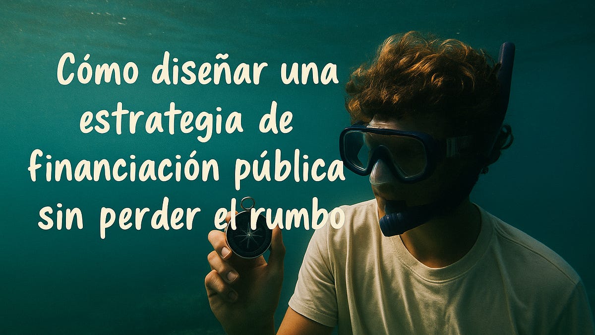 Ilustración sobre estrategia y planificación de financiación pública